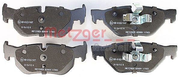 METZGER 1170031 Bremsbelagsatz, Scheibenbremse